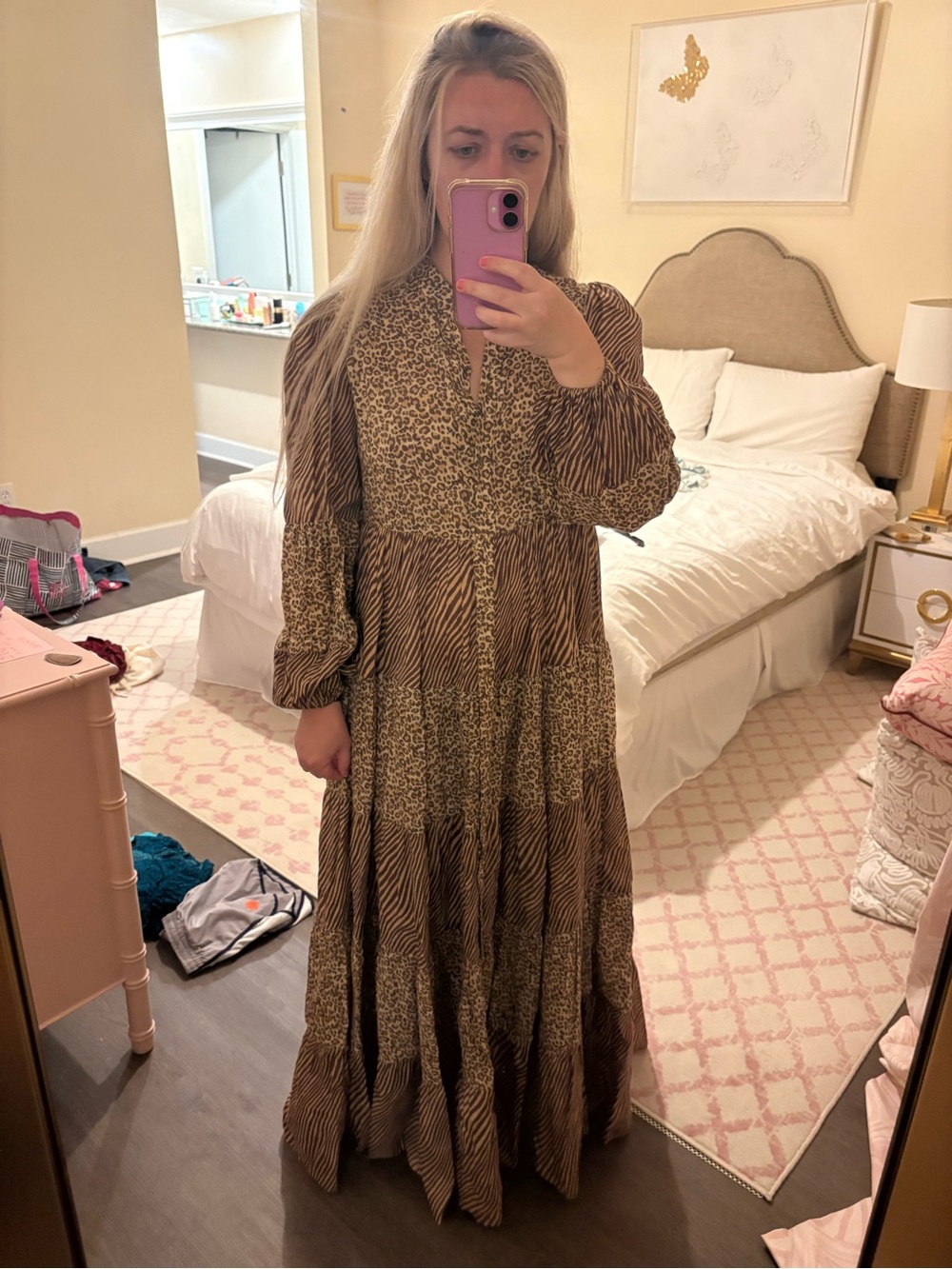 Zimmerman Animal Print Long Dress sz 1